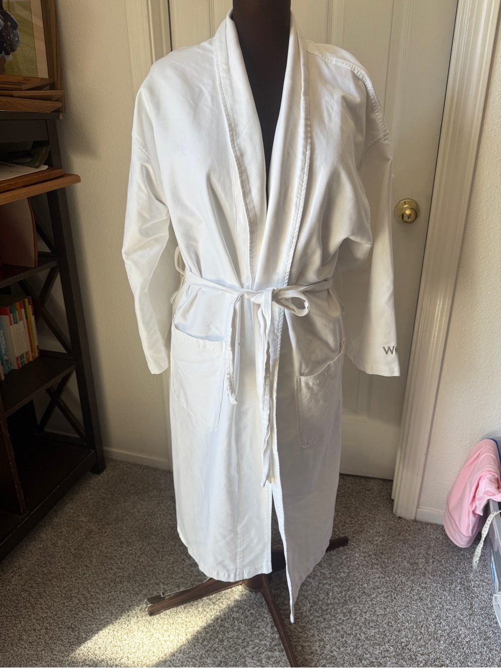 Westin Hotels Signature White Microfiber Heavenly Bathrobe Spa Robe